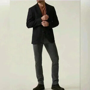 Men’s 34 Heritage Dark Denim Cool Mid-rise Tapered  Jeans 34/34